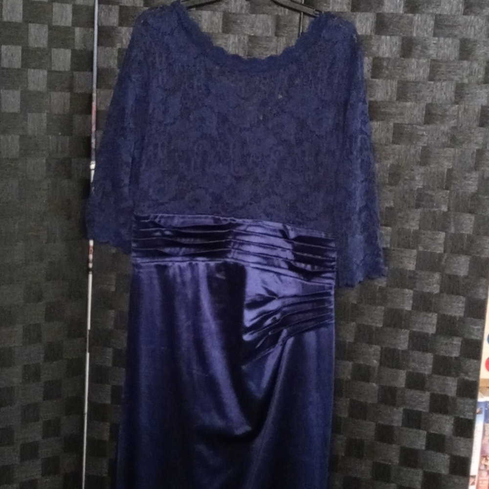 Silk Blue Dress